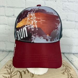 BAM Run Sunset Beach North Carolina Adjustable Runner Hat Cap Surf Hiking